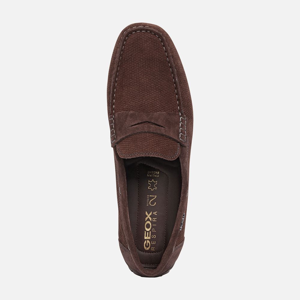 Mocassin Geox Moner 2Fit - Bordeaux - Homme 540817-OFS